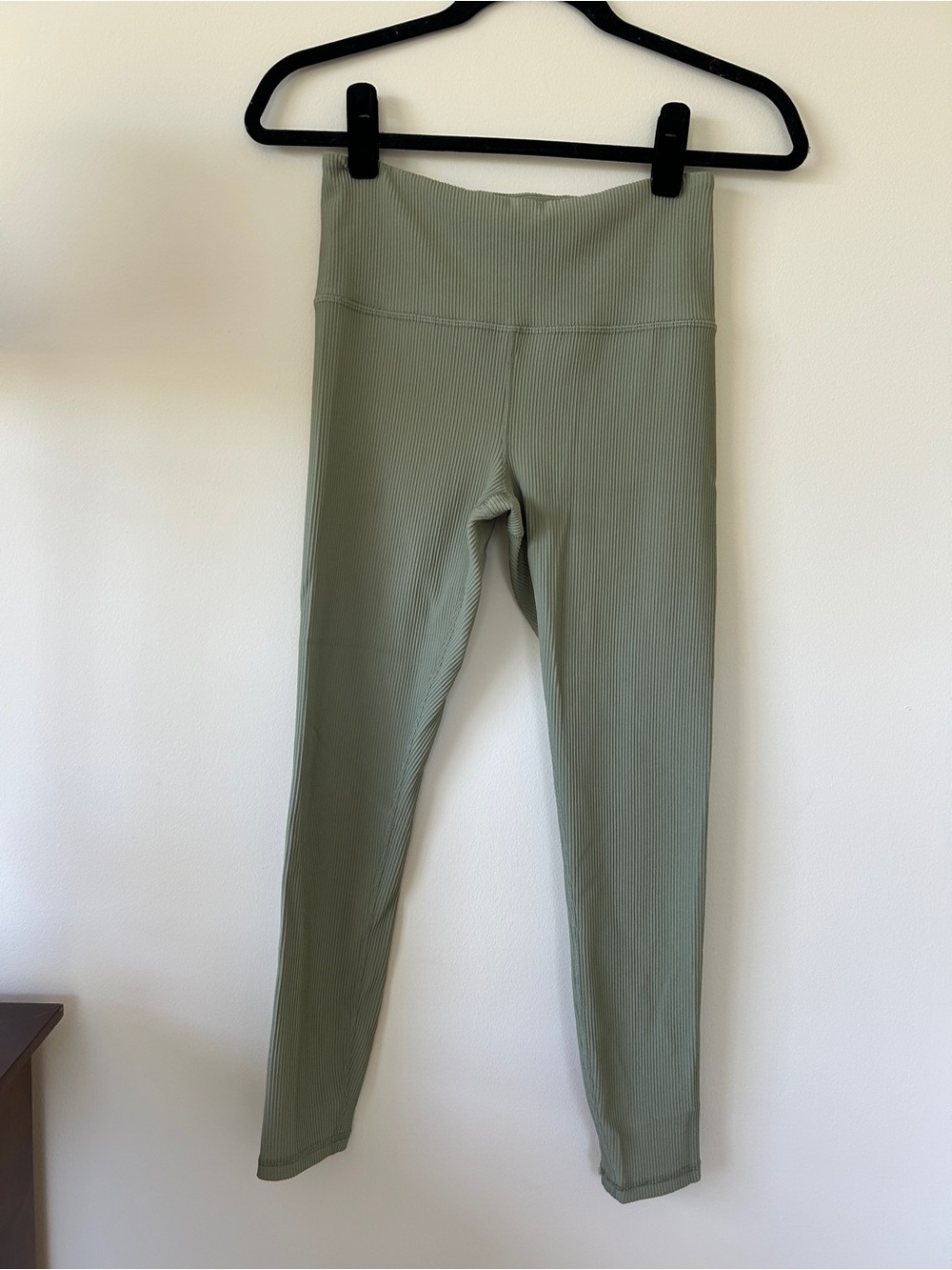 Athleta Sage Green Elation Rib Tight High-Waist Leggings